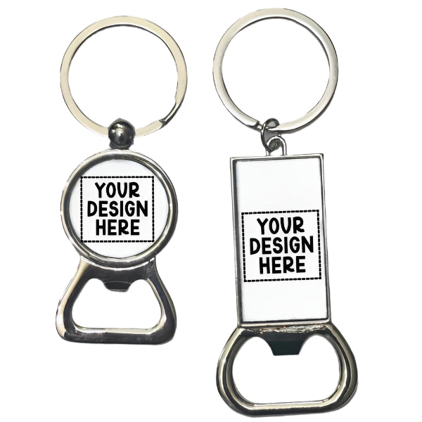 Bottle Opener Keychain (2 shapes)- Totally Custom!