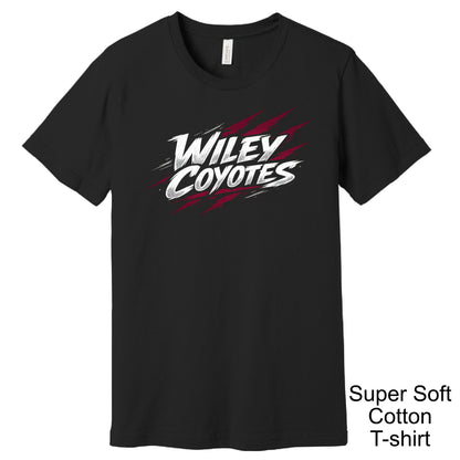 Wiley Coyotes Bold on Black Apparel