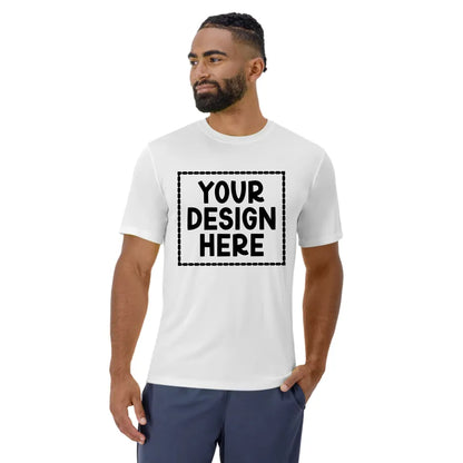 White Hanes Dri Cool Moisture Wicking Performance T-Shirt- Totally Custom with Sublimation Print!