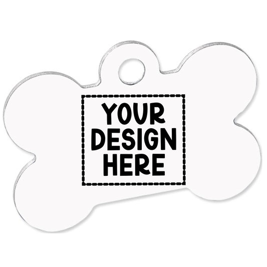 Bone Shaped Pet Tags- Totally Custom!