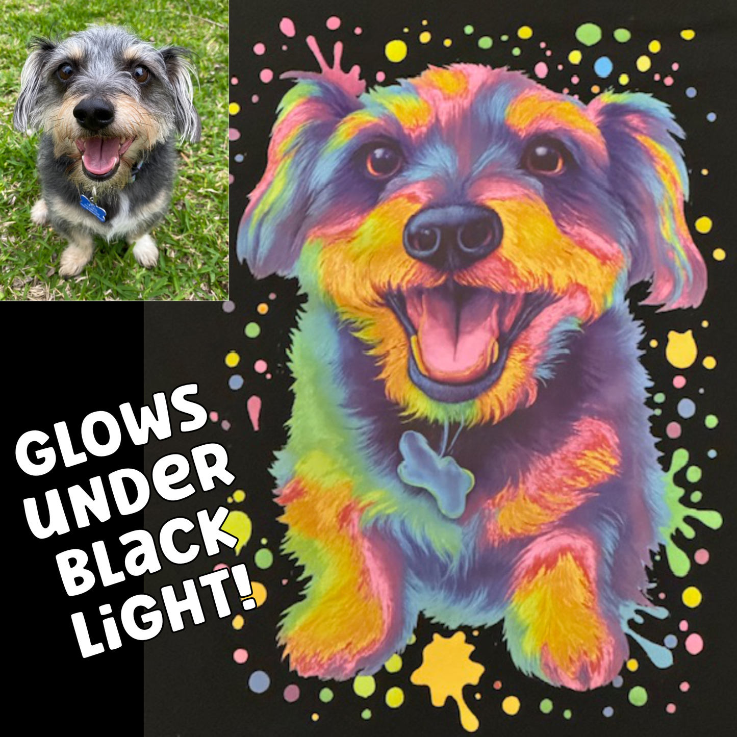 Neon Pet Shirt Custom Design