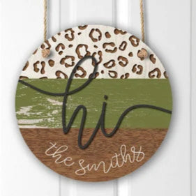 Personalized Hi Door Hanger