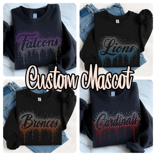 Custom Team and School Spirit Wear (Rhinestones or Spangles)