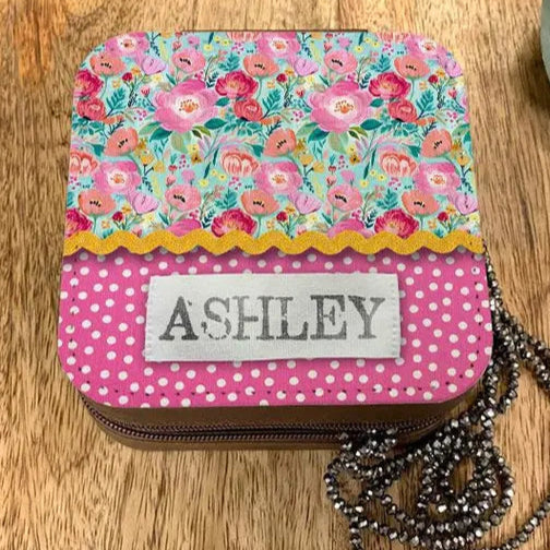 Flowers and Dots Jewelry Box