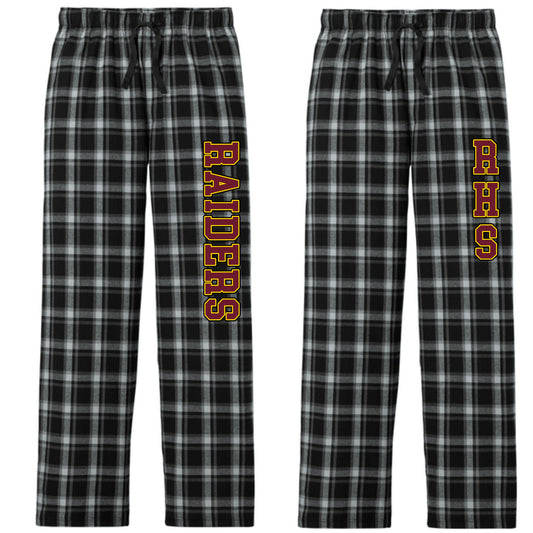 Rouse Flannel Pajama Pants, Black & Gray