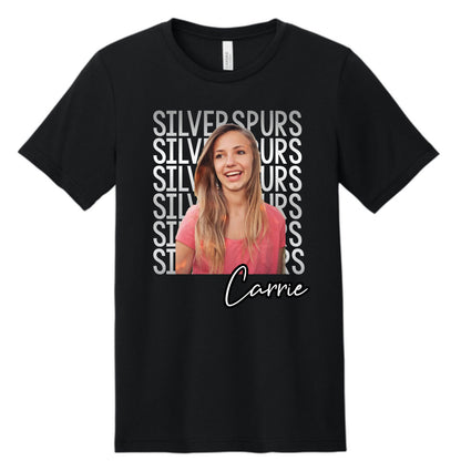 Silver Spurs Custom Photo T-shirt