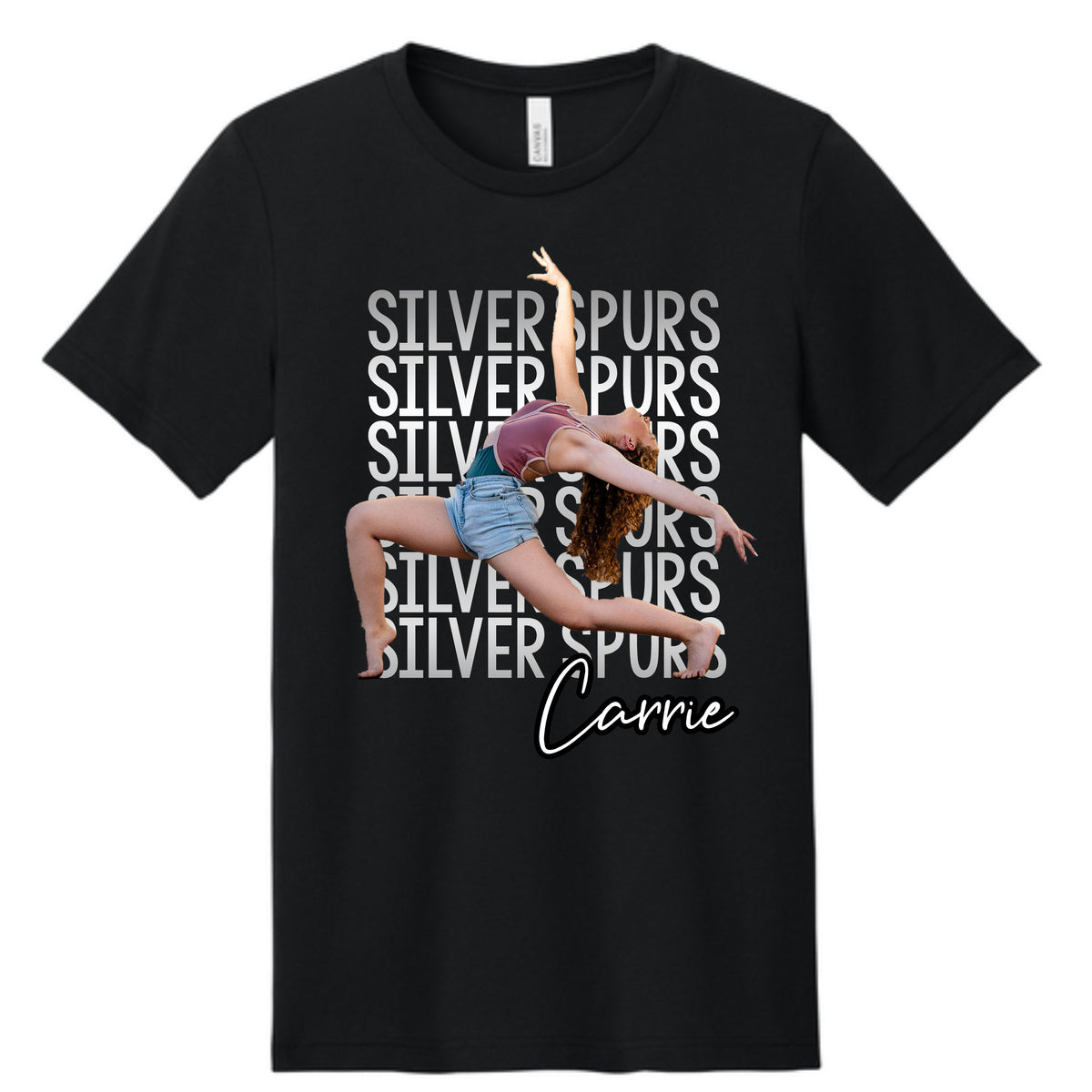 Silver Spurs Custom Photo T-shirt