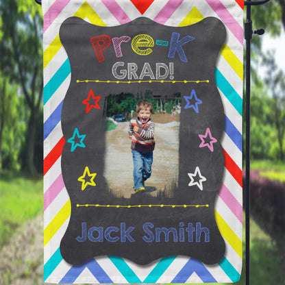 Kinder & Pre-K Graduation Garden Flag