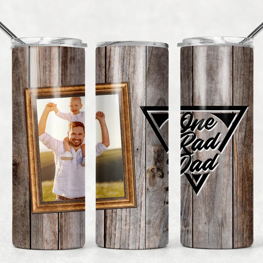 One Rad Dad Tumbler- 1 Photo