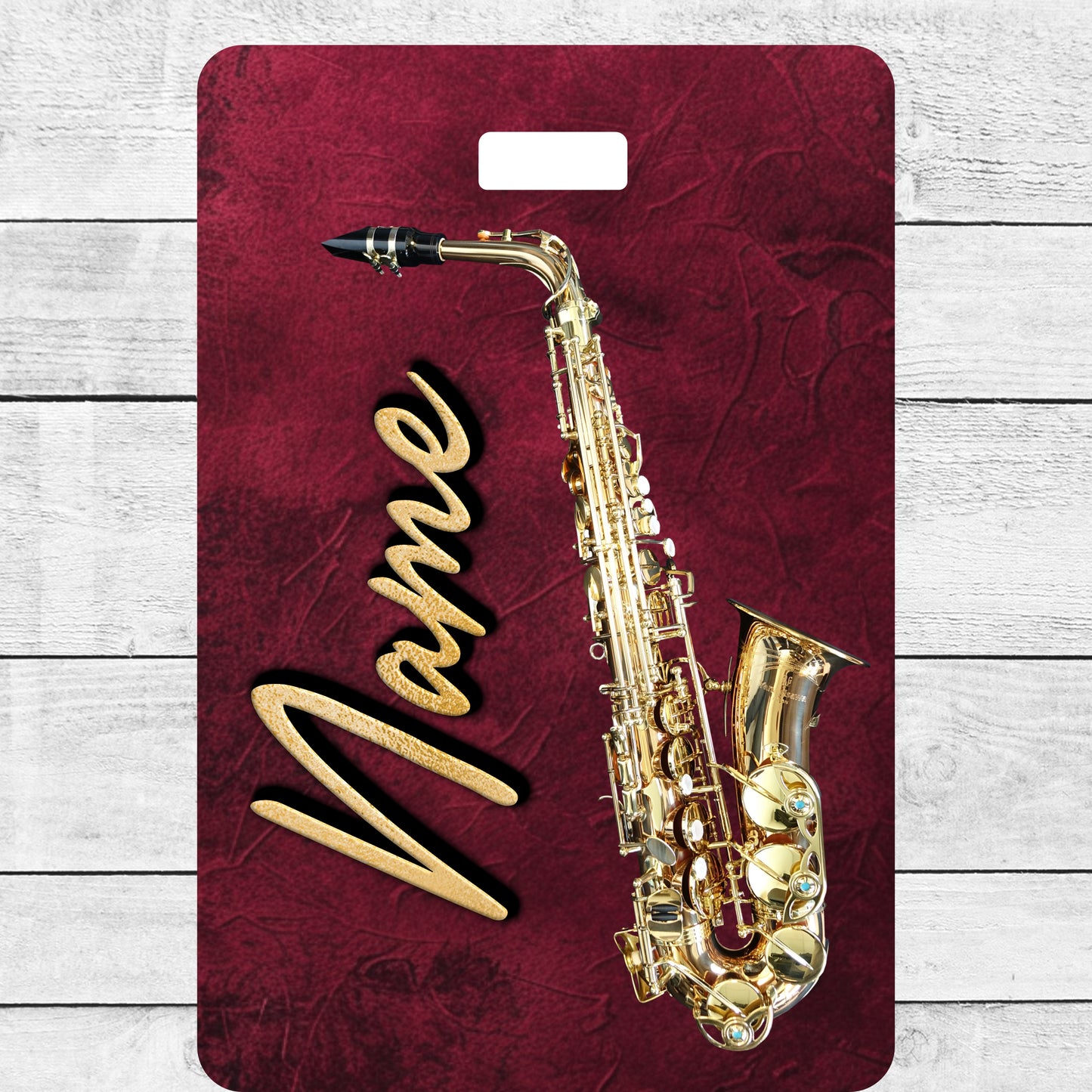 Saxophone Bag Tag