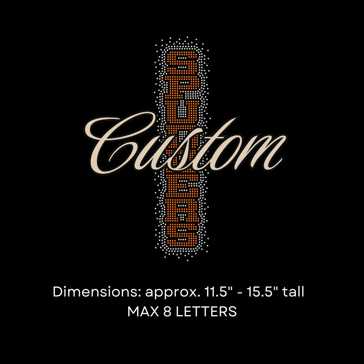 Custom Team and School Spirit Wear (Rhinestones or Spangles)