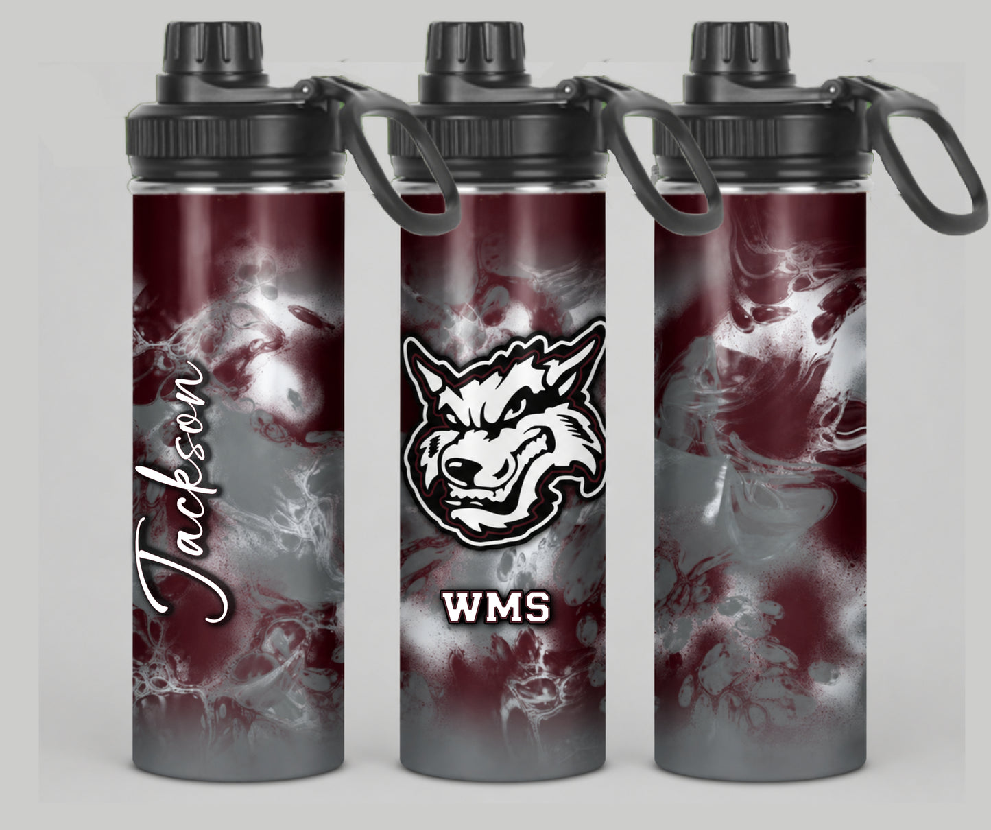 Personalized Wiley Stainless Steel Water Bottle