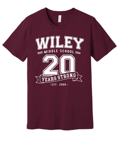 Wiley "20 Years Strong" Commemorative Apparel