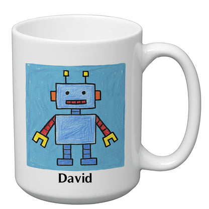 15oz Ceramic Mug Drawn2Art