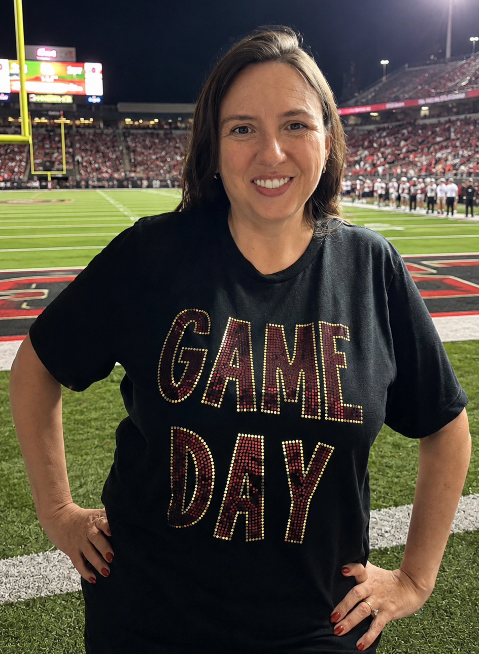 PRESALE- Game Day Spangle Shirt- Custom Team Colors!