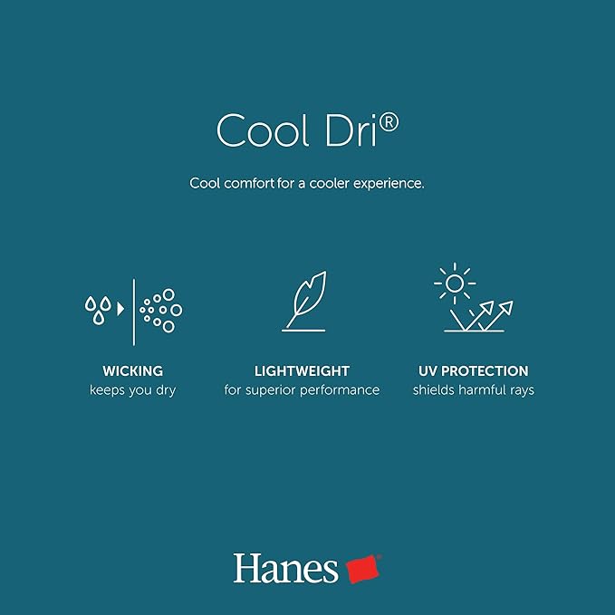 White Hanes Dri Cool Moisture Wicking Performance T-Shirt- Totally Custom with Sublimation Print!