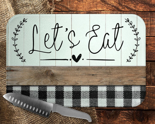 Let's Eat Cutting Board