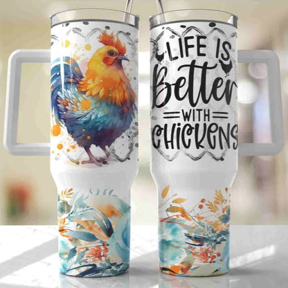 Chickens 30-40oz tumbler (3 Cup Options)