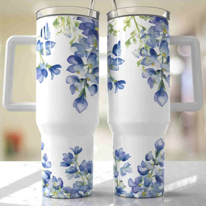 Bluebonnet 30-40oz tumbler (3 Cup Options)