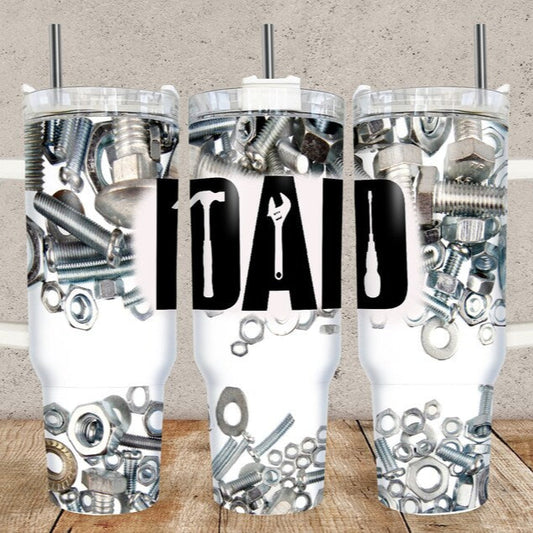 Dad Tools 30-40oz tumbler (3 Cup Options)