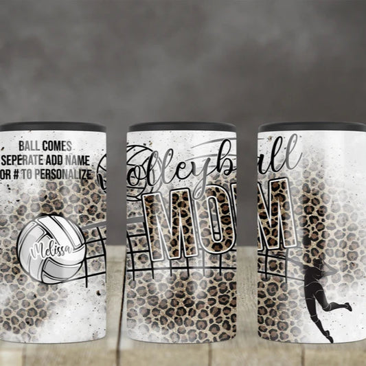 Volleyball Mom Can Cooler