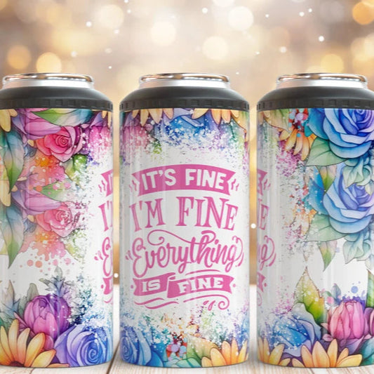 It's Fine, I'm Fine Can Cooler