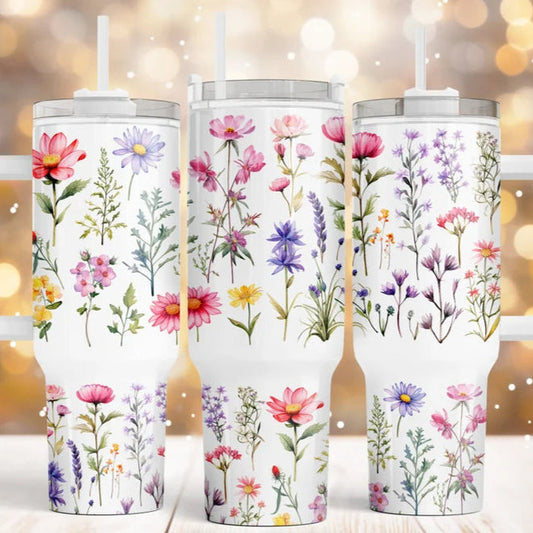 Wildflower 30-40oz tumbler (3 cup options)