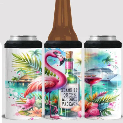 Blame it on the Alcohol Package Cruise Can Cooler